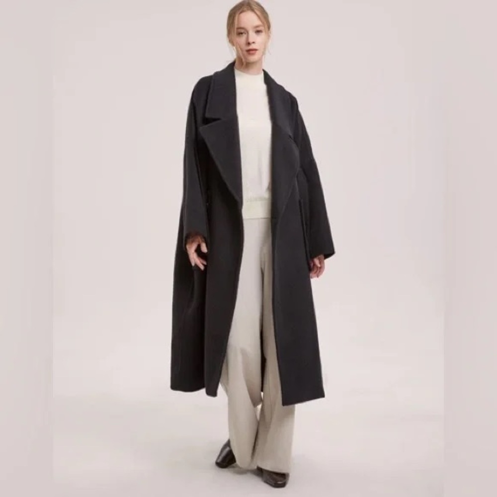 NWT NAP | Londyn Shawl Collar 100% Merino Wool Coat Size M